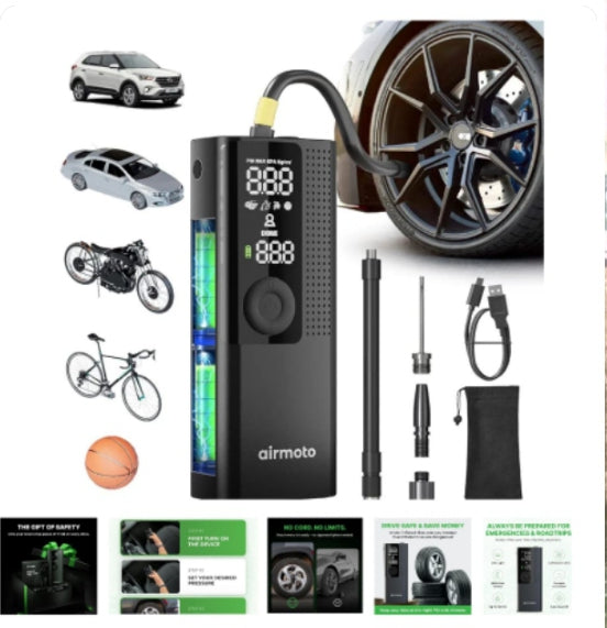 Portable Smart Air Pump & Tire Inflator