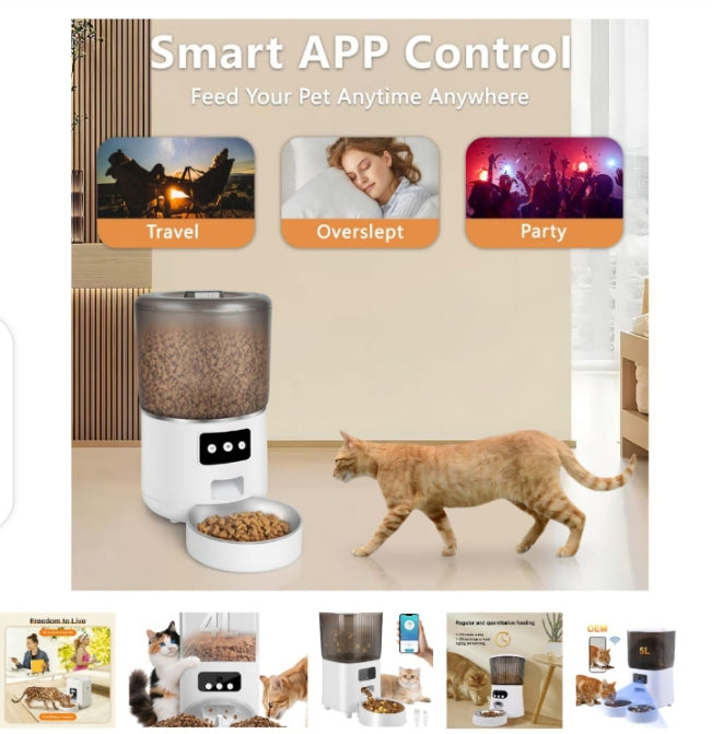 Smart Pet Feeder with App Control